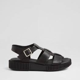 DJANGO & JULIETTE ITALA BLACK - Women Sandals - Collective Shoes 