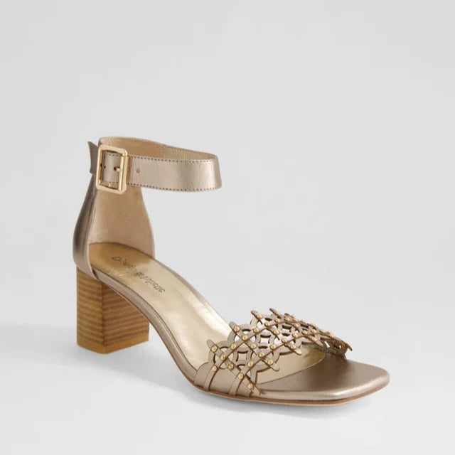 DJANGO & JULIETTE JONASS CHAMPAGNE - Women Sandals - Collective Shoes 