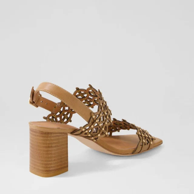 DJANGO & JULIETTE JULLY TAN - Women Sandals - Collective Shoes 