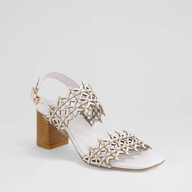 DJANGO & JULIETTE JULLY WHITE - Women Sandals - Collective Shoes 