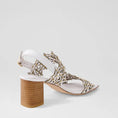 Load image into Gallery viewer, DJANGO & JULIETTE JULLY WHITE - Women Sandals - Collective Shoes 
