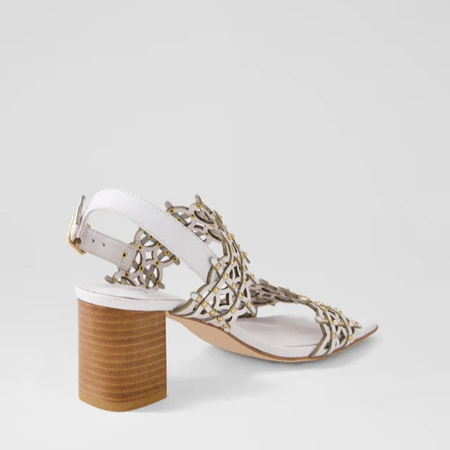DJANGO & JULIETTE JULLY WHITE - Women Sandals - Collective Shoes 