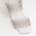 Load image into Gallery viewer, DJANGO & JULIETTE JULLY WHITE - Women Sandals - Collective Shoes 
