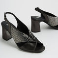 Load image into Gallery viewer, DJANGO & JULIETTE KONDUCT BLACK  SHIMMER - Women Sandals - Collective Shoes 
