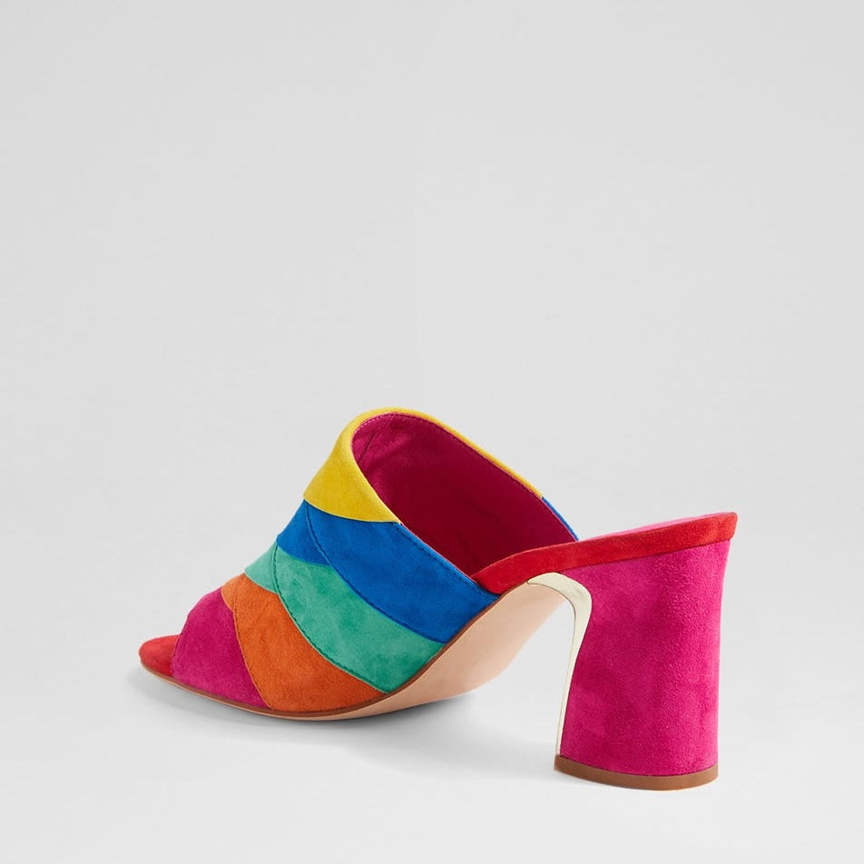 DJANGO & JULIETTE KOLOURS RED BRIGHT - Women Mules - Collective Shoes 