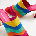 Load image into Gallery viewer, DJANGO & JULIETTE KOLOURS RED BRIGHT - Women Mules - Collective Shoes 
