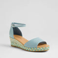 Load image into Gallery viewer, DJANGO & JULIETTE SKIPSY DENIM MULTI - Women Sandals - Collective Shoes 
