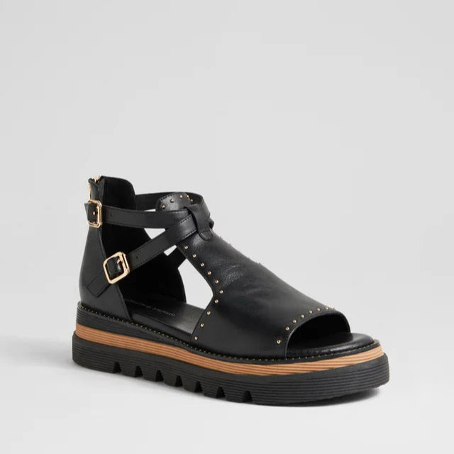 DJANGO & JULIETTE SORENS BLACK - Women Sandals - Collective Shoes 