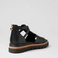 Load image into Gallery viewer, DJANGO & JULIETTE SORENS BLACK - Women Sandals - Collective Shoes 
