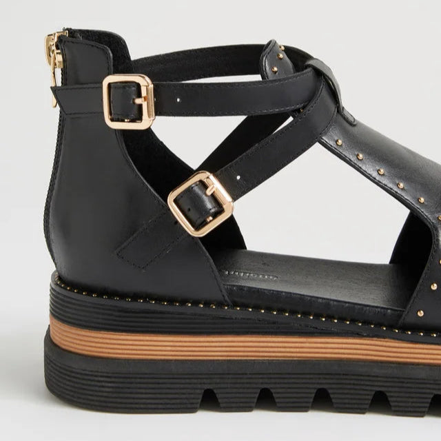DJANGO & JULIETTE SORENS BLACK - Women Sandals - Collective Shoes 