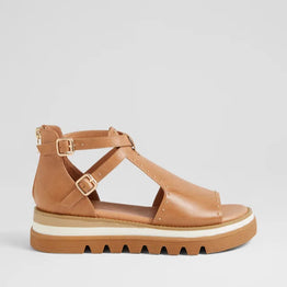 DJANGO & JULIETTE SORENS TAN - Women Sandals - Collective Shoes 