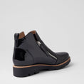 Load image into Gallery viewer, DJANGO & JULIETTE DOTTIZ BLACK PATENT - Women Boots - Collective Shoes 
