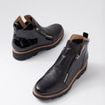 Load image into Gallery viewer, DJANGO & JULIETTE DOTTIZ BLACK PATENT - Women Boots - Collective Shoes 
