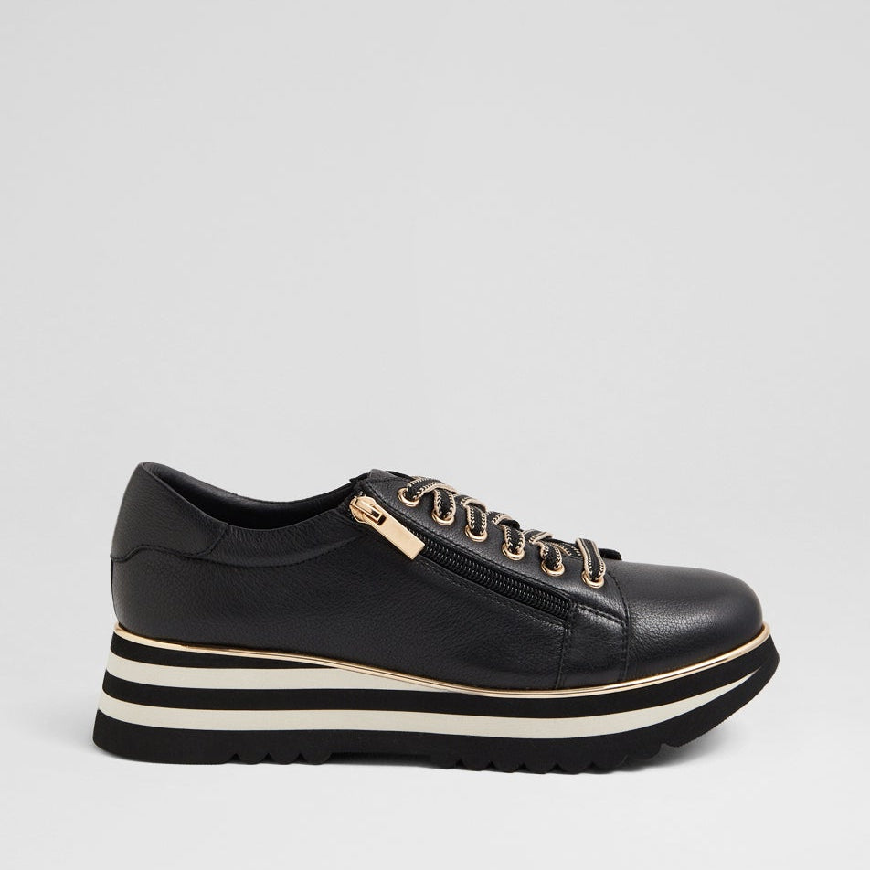 DJANGO & JULIETTE EAMMES BLACK - Women Sneakers - Collective Shoes 