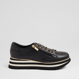 DJANGO & JULIETTE EAMMES BLACK - Women Sneakers - Collective Shoes 