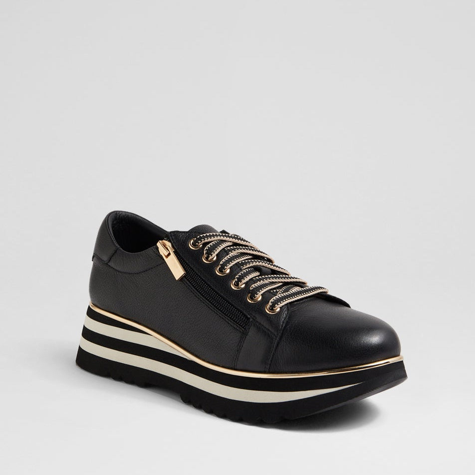 DJANGO & JULIETTE EAMMES BLACK - Women Sneakers - Collective Shoes 