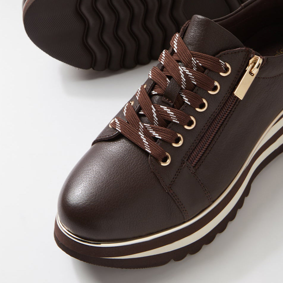 DJANGO & JULIETTE EAMMES CHOCOLATE - Women Sneakers - Collective Shoes 