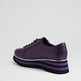 Load image into Gallery viewer, DJANGO & JULIETTE EAMMES PURPLE - BLACK - Women Sneakers - Collective Shoes 
