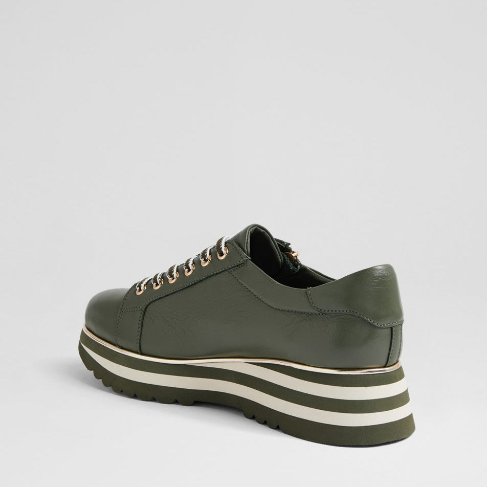 DJANGO & JULIETTE EAMMES OLIVE - MILK - Women Sneakers - Collective Shoes 