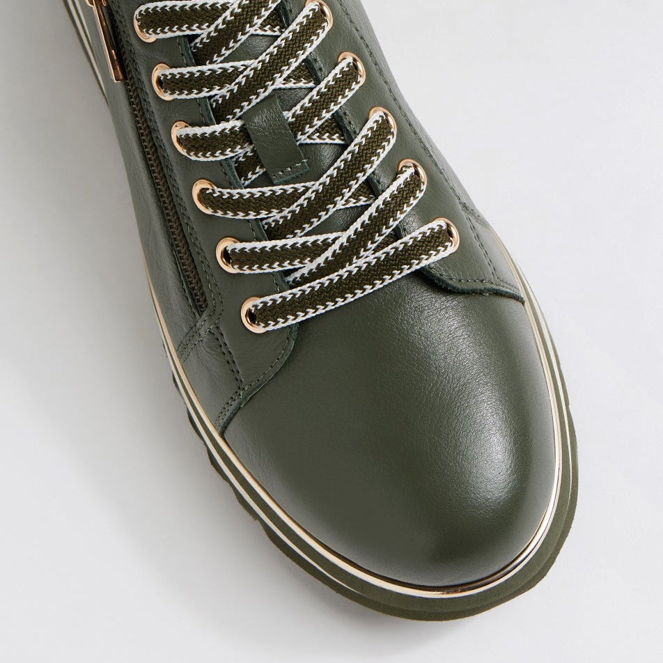 DJANGO & JULIETTE EAMMES OLIVE - MILK - Women Sneakers - Collective Shoes 