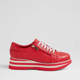 DJANGO & JULIETTE EAMMES RED - Women Sneakers - Collective Shoes 