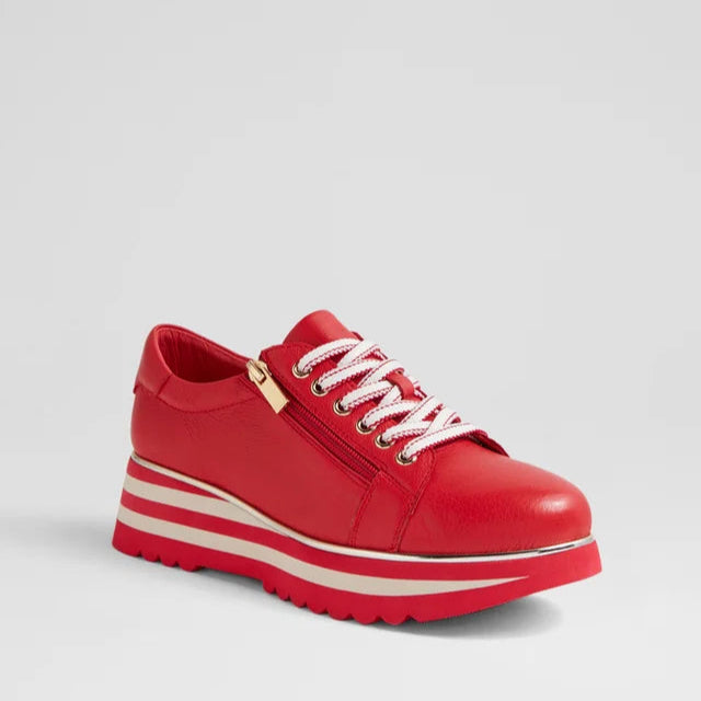 DJANGO & JULIETTE EAMMES RED - Women Sneakers - Collective Shoes 