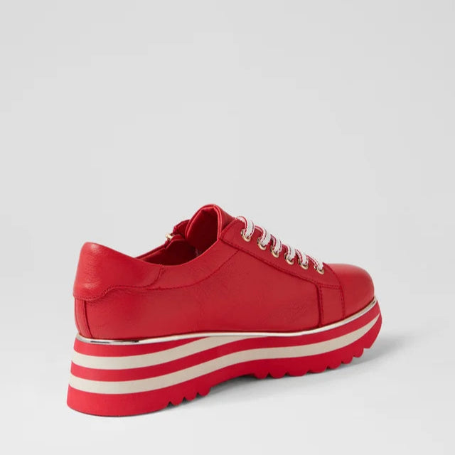 DJANGO & JULIETTE EAMMES RED - Women Sneakers - Collective Shoes 