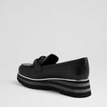 Load image into Gallery viewer, DJANGO & JULIETTE EAILA BLACK CHARCOAL - Women Loafers - Collective Shoes 
