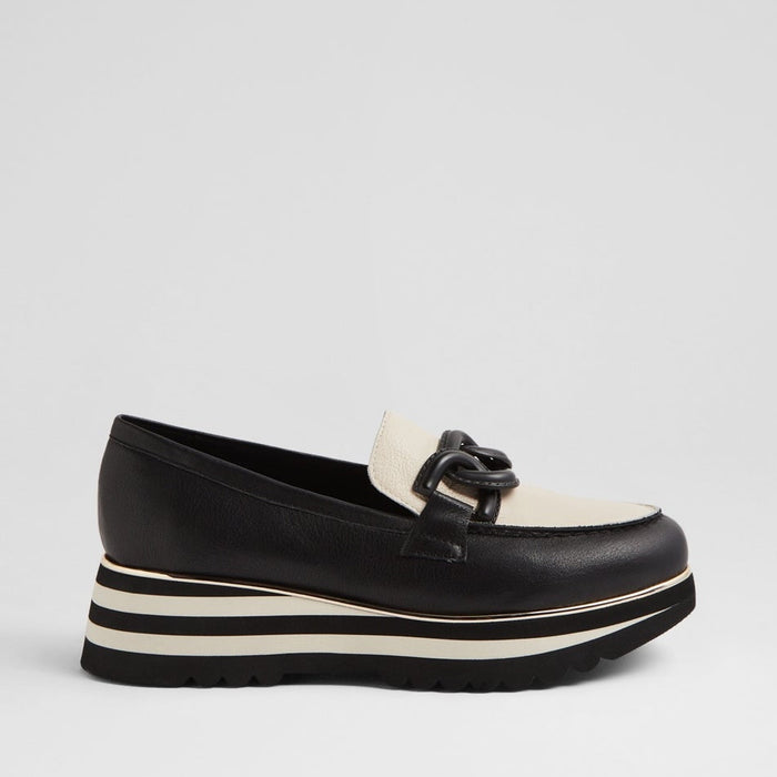 DJANGO & JULIETTE EAILA BLACK MILK - Women Loafers - Collective Shoes 