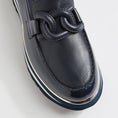 Load image into Gallery viewer, DJANGO & JULIETTE EAILA NAVY PATENT - Women Loafers - Collective Shoes 

