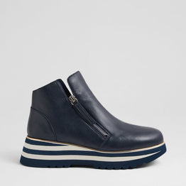 DJANGO & JULIETTE EVOL NAVY - Women Boots - Collective Shoes 
