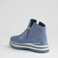 Load image into Gallery viewer, DJANGO & JULIETTE EVOL BLUE DENIM - Women Boots - Collective Shoes 
