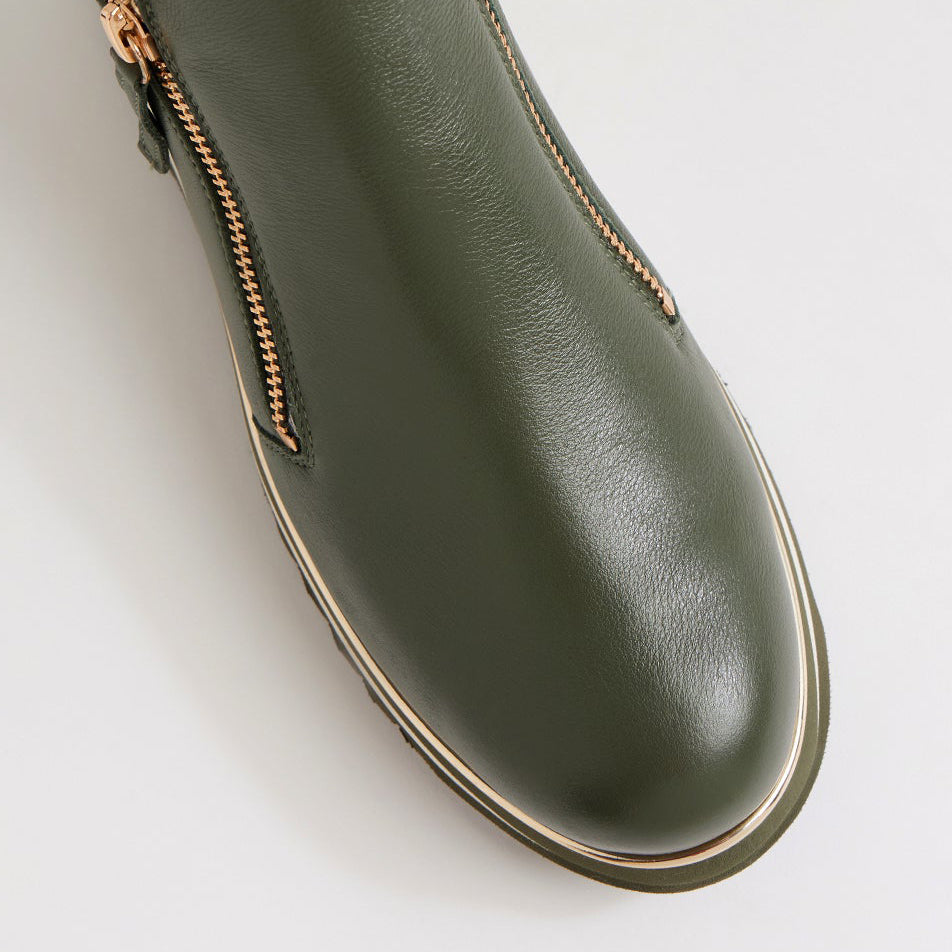 DJANGO & JULIETTE EVOL OLIVE - Women Boots - Collective Shoes 