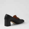 Load image into Gallery viewer, DJANGO & JULIETTE KEEFE BLACK LEATHER - Women Heels - Collective Shoes 
