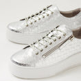 Load image into Gallery viewer, DJANGO & JULIETTE WOLFETA SILVER - Women Sneakers - Collective Shoes 
