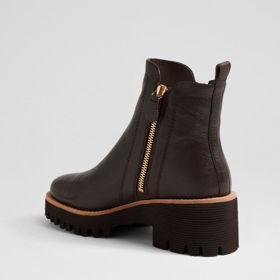 DJANGO & JULIETTE WAIZEY CHOCO - Women Boots - Collective Shoes 