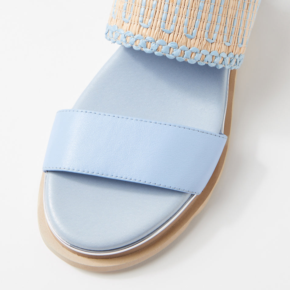 DJANGO & JULIETTE CORSETT BLUE - Women Sandals - Collective Shoes 