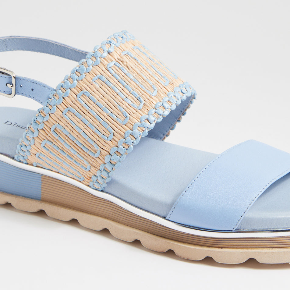 DJANGO & JULIETTE CORSETT BLUE - Women Sandals - Collective Shoes 