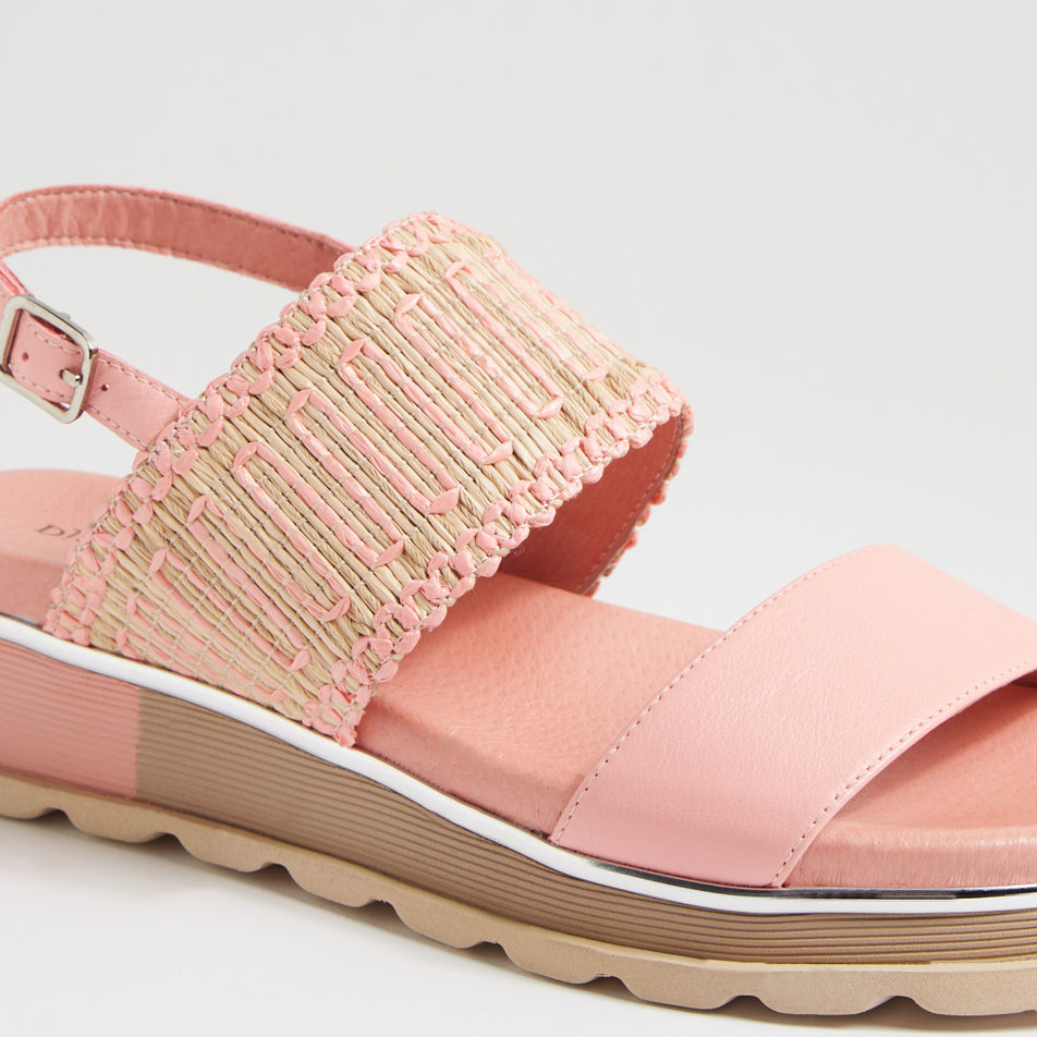 DJANGO & JULIETTE CORSETT PINK - Women Sandals - Collective Shoes 