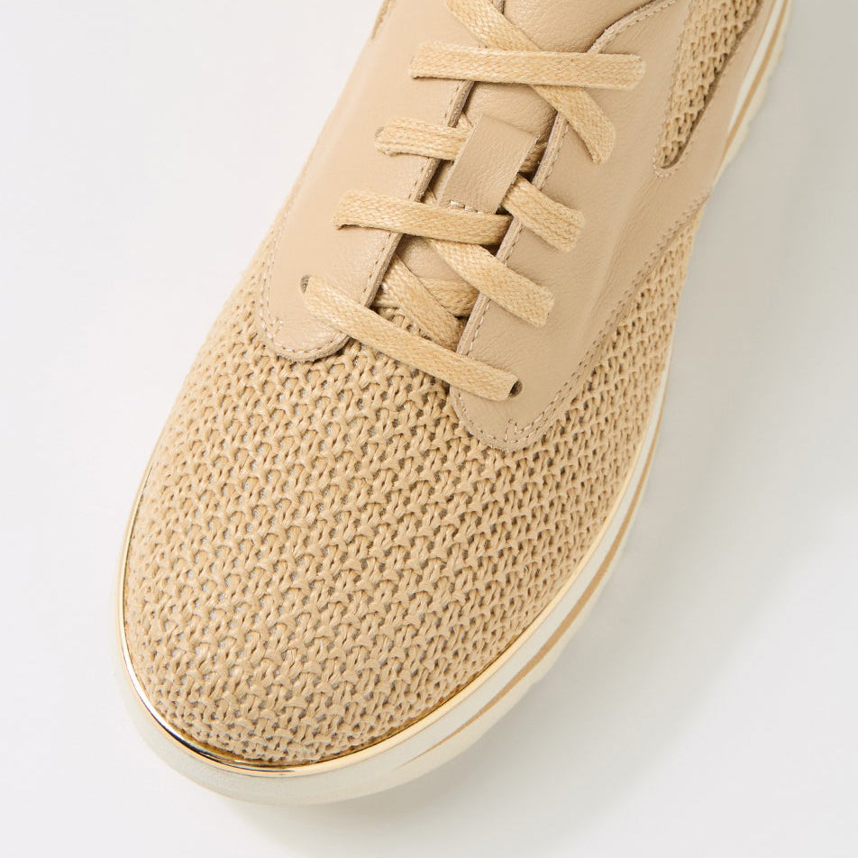 DJANGO & JULIETTE ENDO NATURAL CAMEL - Women Sneakers - Collective Shoes 