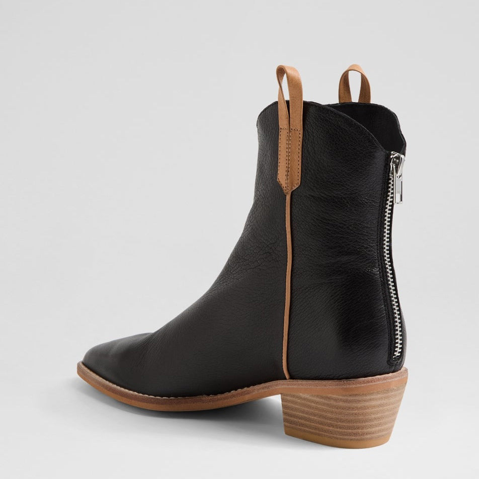 DJANGO & JULIETTE DANILO BLACK - Women Boots - Collective Shoes 