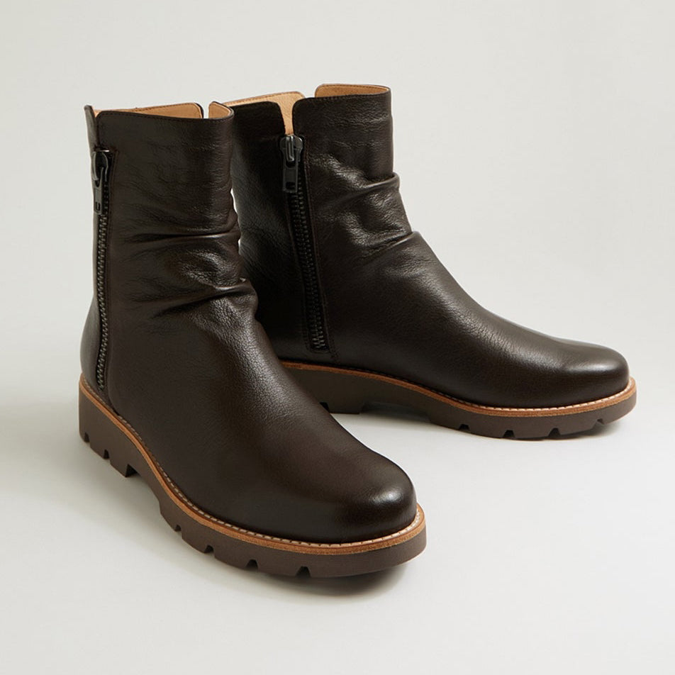 DJANGO & JULIETTE DIXEYA CHOCO - Women Boots - Collective Shoes 
