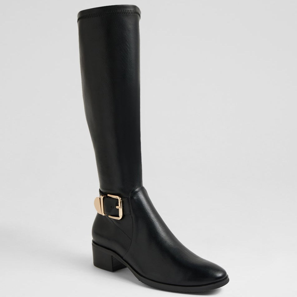 DJANGO & JULIETTE TECA BLACK - Women High Boots - Collective Shoes 