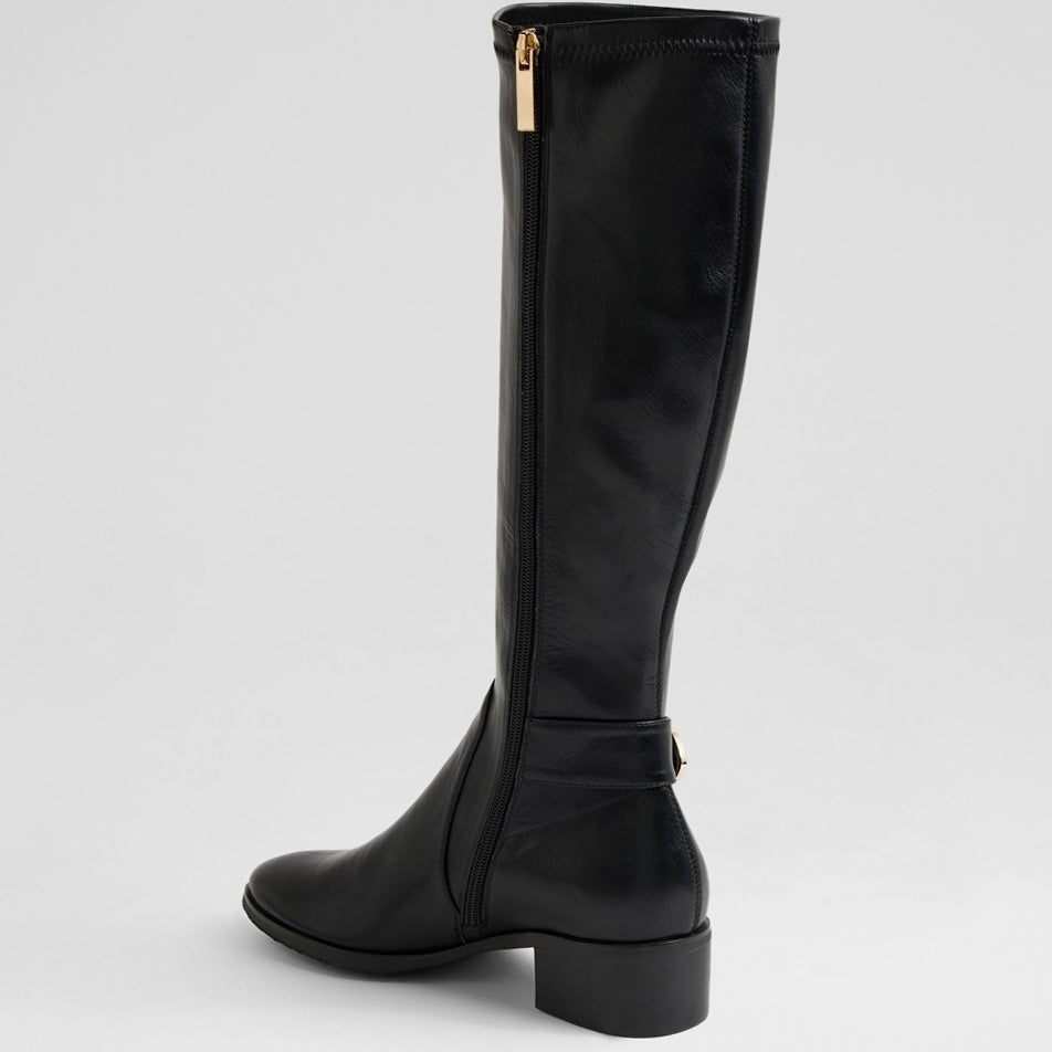 DJANGO & JULIETTE TECA BLACK - Women High Boots - Collective Shoes 