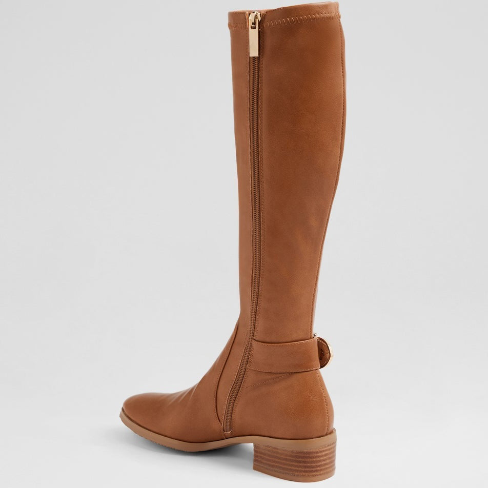 DJANGO & JULIETTE TECA NEW TAN - Women High Boots - Collective Shoes 