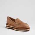 Load image into Gallery viewer, DJANGO & JULIETTE GLAMMS LT CHOCO - Women Loafers - Collective Shoes 
