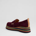 Load image into Gallery viewer, DJANGO & JULIETTE GLAMNS BURGUNDY - Women Loafers - Collective Shoes 
