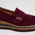 Load image into Gallery viewer, DJANGO & JULIETTE GLAMNS BURGUNDY - Women Loafers - Collective Shoes 
