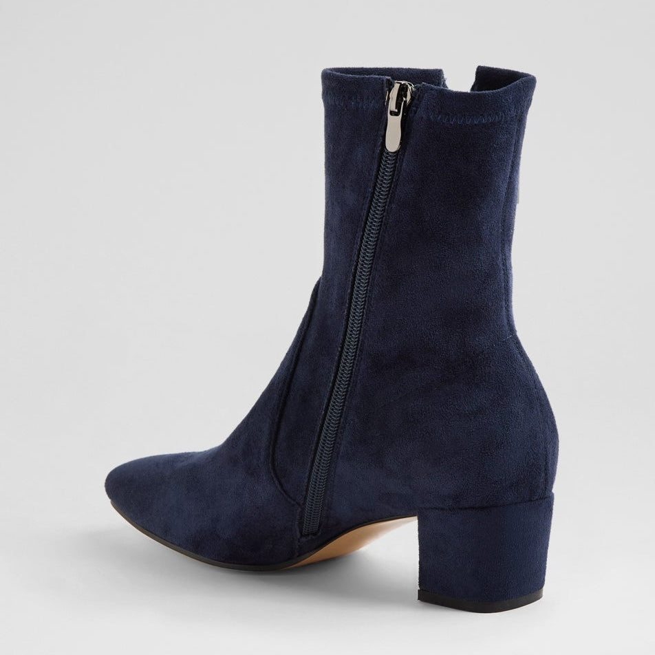 DJANGO & JULIETTE HARISS NAVY - Women Boots - Collective Shoes 