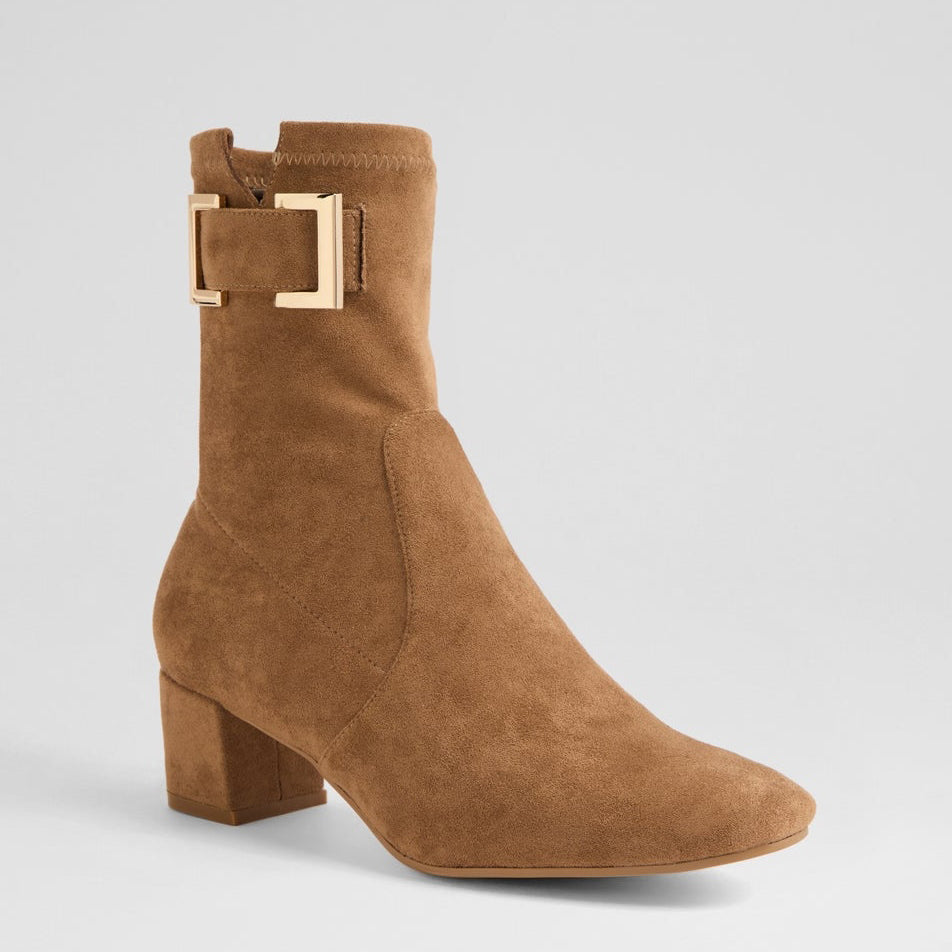DJANGO & JULIETTE HARISS LT CHOC - Women Boots - Collective Shoes 